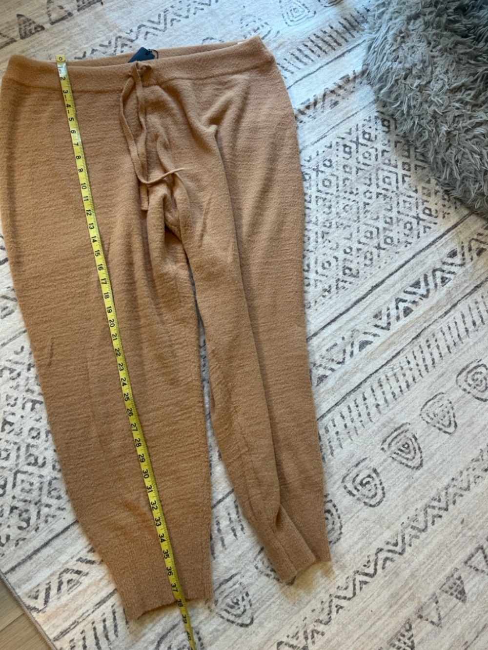 Express Camel Knit Drawstring Pants - Picture 6 of 9